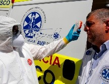 La compra de equipos protegerá la salud del personal de Servicios Médicos Municipales en el desempeño de su trabajo. AFP / ARCHIVO