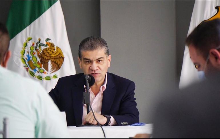 En conferencia de prensa, el mandatario de Coahuila externó su preocupación por el incremento de contagios en la entidad. TWITTER/@mrikelme