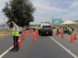 Los hechos sucedieron este lunes alrededor de las 15:00 horas, en el punto de alcoholimetría que se instala en la Venta del Astillero. TWITTER / @JaliscoVial