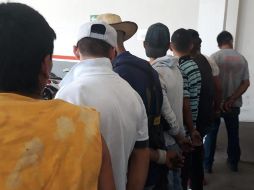 Los aprehendidos fueron puestos a disposición del Ministerio Público de la Fiscalía del Estado. ESPECIAL