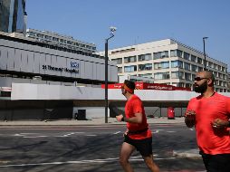 Reino Unido registra 61 mil 487 contagios, siete mil 97 muertes así como 351 personas recuperadas. AFP / I. Infantes