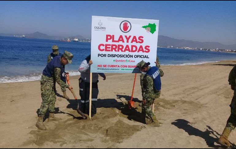 Las playas y lugares turísticos de la entidad están cerrados por la emergencia sanitaria. TWITTER@nachoperaltacol