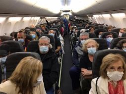 Las personas habían permanecido en el país debido al cierre de fronteras por el COVID-19. TWITTER / @SRE_mx