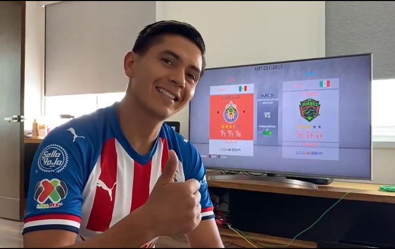 Dieter Villalpando fue el encargado de dirigir a Chivas en su debut en la eLiga MX / ESPECIAL