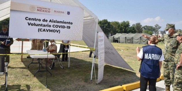 Listos, 10 centros de aislamiento para infectados: Semar