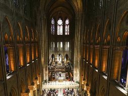 La catedral de Notre Dame antes del siniestro. AFP