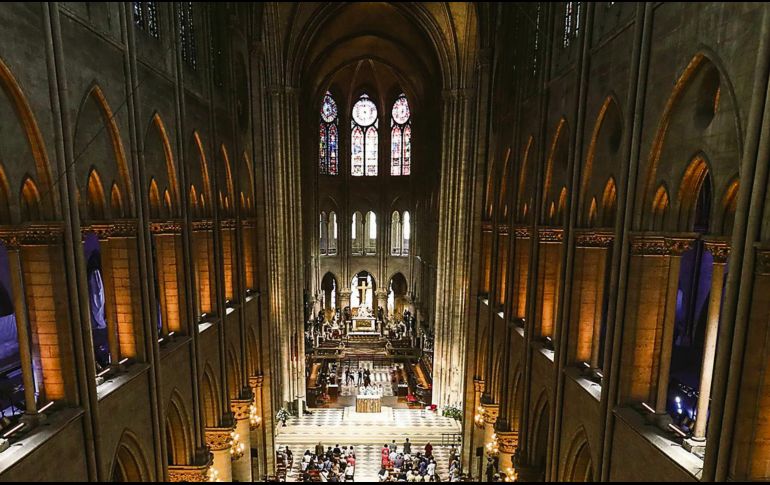 La catedral de Notre Dame antes del siniestro. AFP