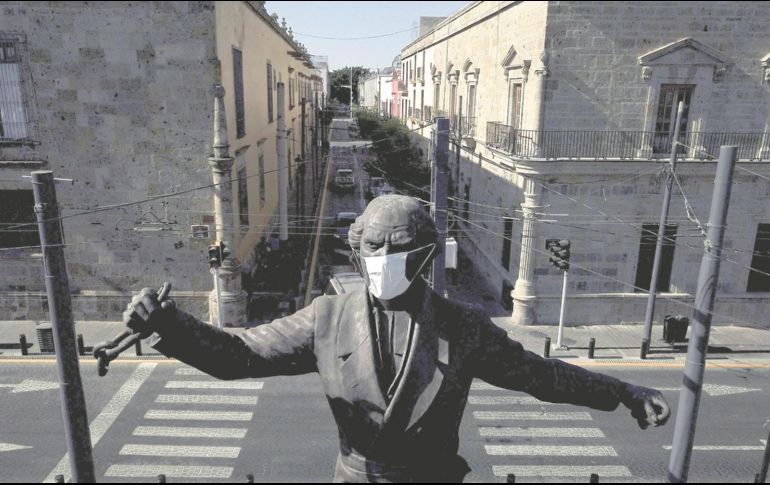 Miguel Hidalgo. La intervención también llegó al Centro tapatío. AFP