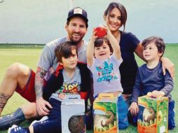 El argentino pasa la cuarentena junto a su familia, aunque ha realizado donaciones. INSTAGRAM/@leomessi