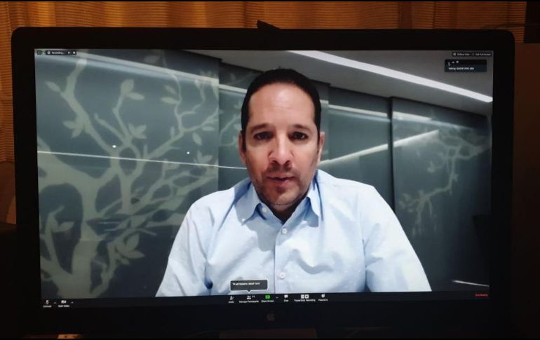 Aseguran que Francisco Domínguez puede trabajar a través de videoconferencias para mayor seguridad. TWITTER/@PanchDominguez