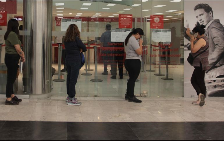 La cartera de crédito vigente de los bancos en México alcanzó un saldo de cinco billones 319 mil millones de pesos. NTX/ARCHIVO