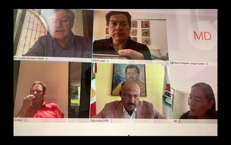 La Jucopo, que encabeza Mario Delgado, se reunió de manera virtual este lunes. TWITTER/@mario_delgado