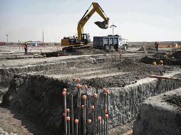 Se prevé que el nuevo aeropuerto de la Ciudad de México esté terminado en marzo de 2022. AFP
