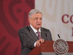 López Obrador exhortó a la población a seguir con las recomendaciones de las autoridades de salud. NTX / G. Durán