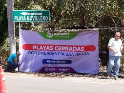 Esta Semana Santa, las playas del país fueron cerradas al turismo para evitar contagios. TWITTER/@aegnayarit