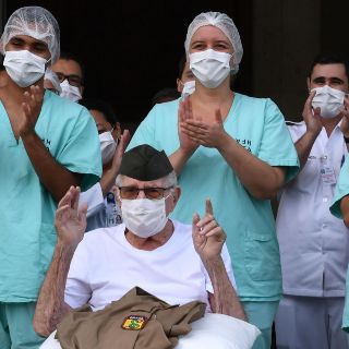 Hombre de 99 años se cura del coronavirus en Brasil