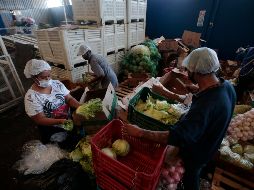 Para entregar las despensas de 23 kilogramos, Romo explica que cuentan con un padrón de cada comunidad. EL INFORMADOR / F. Atilano