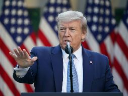 “Creemos que algunos de los estados pueden abrirse antes de la fecha límite del 1 de mayo”, informó Trump. AFP/M. Ngan