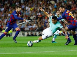 FUTURO. El Barcelona ve en Lautaro al sucesor de Luis Suaréz en el ataque blaugrana. IMAGO7