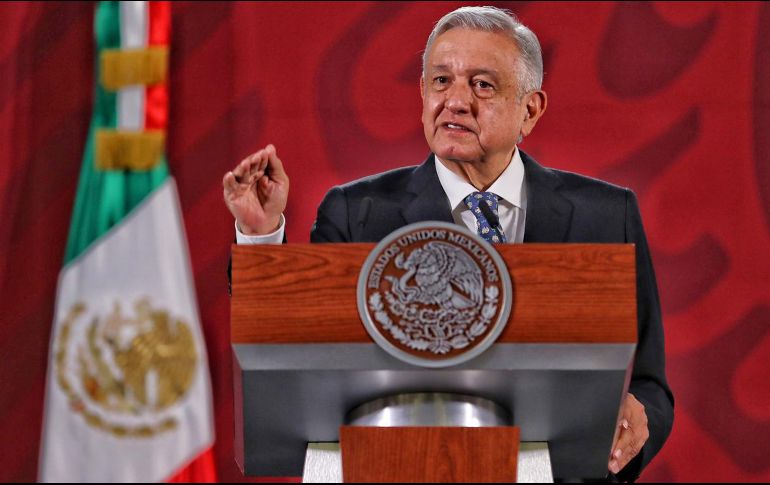 El Presidente López Obrador expresa que antes de antes de solicitar un crédito, los gobiernos estatales deben hacer un esfuerzo de austeridad republicana con el objeto de reducir los costos de sus gobiernos. SUN / S. Tapia