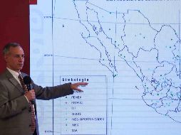 El subsecretario de Prevención y Promoción de la Salud, Hugo López-Gatell, detalló que en los municipios con menor transmisión del virus la estrategia estará vigente hasta el próximo 17 de mayo. SUN/V. Rosas