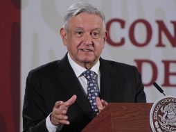 López Obrador aclaró que por parte de su Gobierno no existe ninguna denuncia en contra de Peña Nieto. NTX / M. González