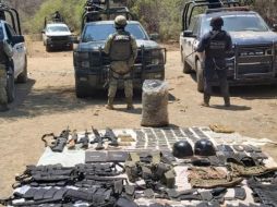 Cabe recordar que en Michoacán el decomiso de armas de fuego y cartuchos útiles ha aumentado en lo que va del año. TWITTER / @MICHOACANSSP