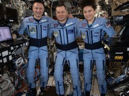La cápsula con Andrew Morgan, Jessica Meir y Oleg Skriposhka aterrizó en las etapas de Kazajistán a las 05H16 GMT. ESPECIAL / NASA