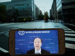 En conferencia de prensa virtual, el presidente del Grupo del Banco Mundial, David Malpass, informó que dicho organismo auspiciará programas de emergencia sanitaria en más de 100 países para apoyar el combate al COVID-19. NOTIMEX/T. Shen
