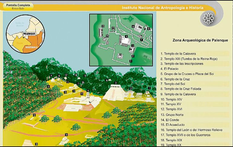 Los pequeños y no tan pequeños del hogar podrán descubrir lugares de nuestro país, como Palenque, Chiapas. NOTIMEX