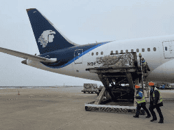 Para mañana domingo, se espera un cuarto avión que trasladará mil 257 cajas con 3 millones de mascarillas quirúrgicas. TWITTER / @ConsulMexSha