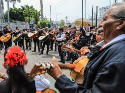 Los mariachis cantaron temas como 