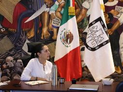 Sheinbaum expuso que, contrario a lo que ha pasado en otros países, México ha tomado medidas a tiempo para no llegar a la saturación hospitalaria. TWITTER/@Claudiashein