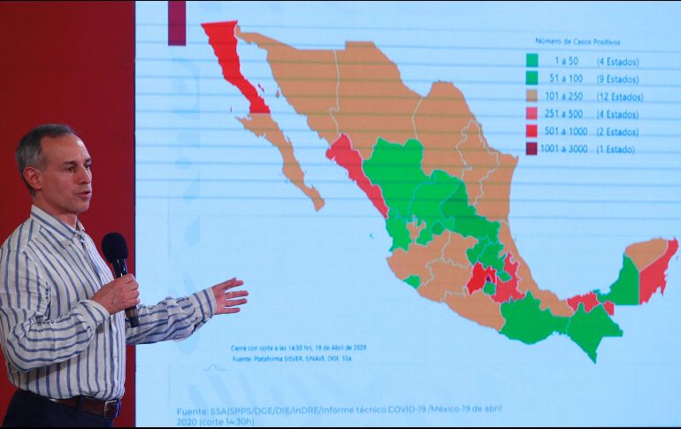 Jalisco ocupa el noveno lugar nacional por número de contagios. NTX / F. Estrada