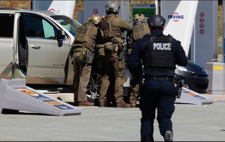 El incidente se inició en la noche del sábado en la localidad de Portapique, a unos 1.250 kilómetros al noreste de Toronto. AP / T. Krochak