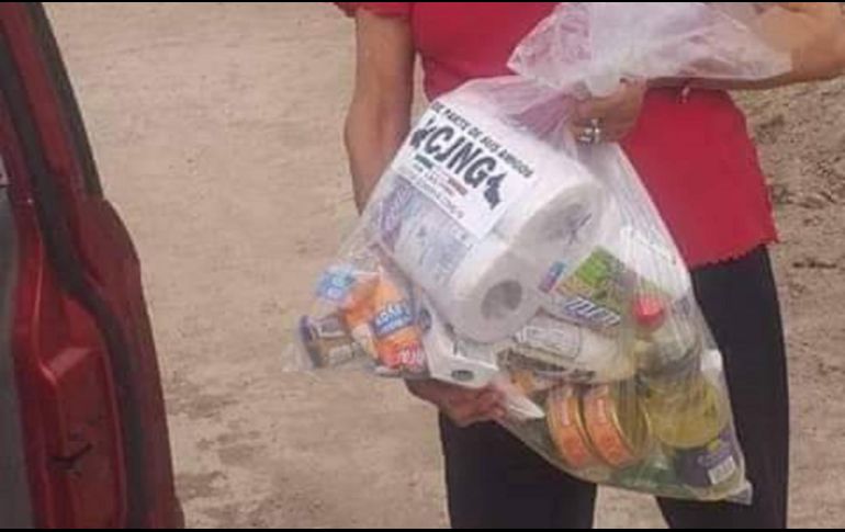 La entrega de los apoyos alimentarios de bandas delictivas ha ocurrido en San Luis Potosí, Jalisco, Zacatecas, Nayarit, Michoacán, Colima, Tamaulipas y Guanajuato. TWITTER/Borderland_Beat