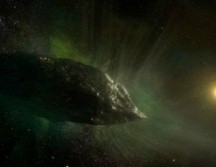 Interpretación artística: el visitante interestelar fue detectado el año pasado. NRAO/AUI/NSF, S. DAGNELLO