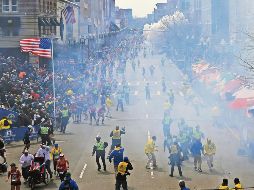 ANTECEDENTE. En 2013 el Maratón de Boston vivió un momento traumático con las explosiones. AP