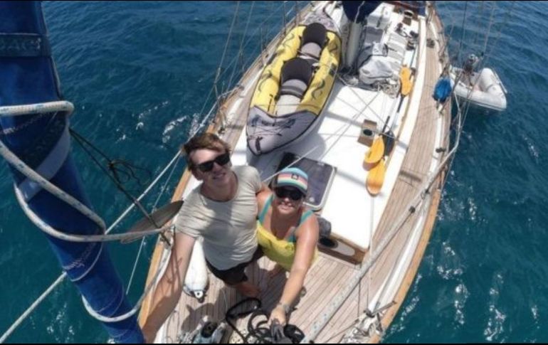 Elena y Ryan pidieron a sus familias y amigos que no les mandaran malas noticias mientras viajaban. CORTESÍA