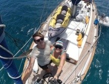 Elena y Ryan pidieron a sus familias y amigos que no les mandaran malas noticias mientras viajaban. CORTESÍA