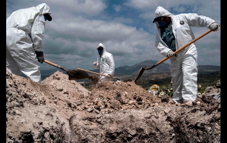 Según los datos informados este miércoles, en Baja California suman 133 muertes por COVID-19  y 975 contagios. AFP/G. Arias