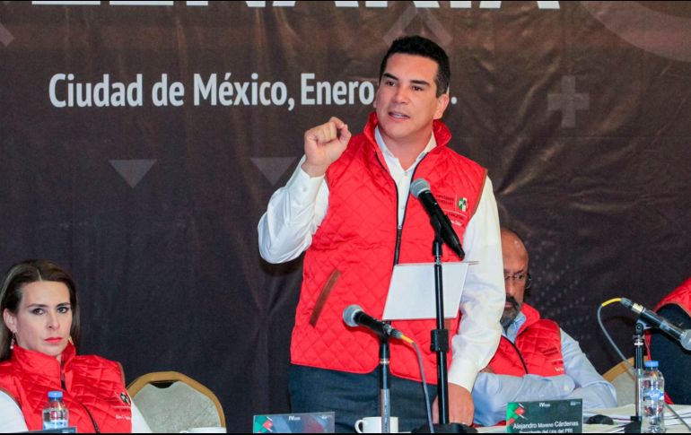 Alejandro Moreno, presidente nacional del Partido Revolucionario Institucional. NOTIMEX/Archivo