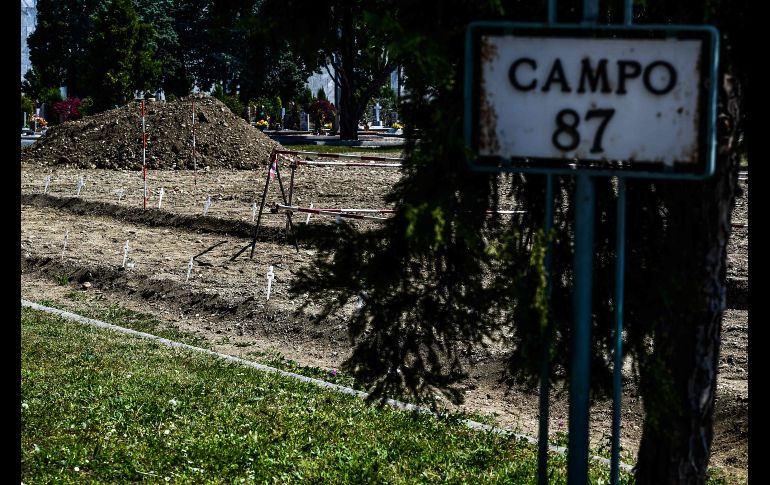 El llamado campo 87 no contará con un monumento funerario y después de dos años se convertirá en una enorme jardín.AFP/M. Medina