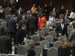 El 8 de abril, el primer foro organizado por diputados federales del PAN también fue intervenido. NTX/ARCHIVO