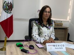 Rocío Nahle comentó que ningún especialista de México y del extranjero ha opinado que se frene la construcción de la refinería. TWITTER/@rocionahle