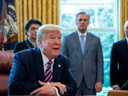 Las declaraciones de Trump generaron molestia en varios sectores de salud. EFE/A. Moneymaker