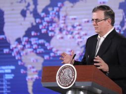 La dependencia encabezada por Marcelo Ebrard dio cuenta de los estados de la Unión Americana en donde se han registrado fallecimientos. EFE/S. Gutiérrez