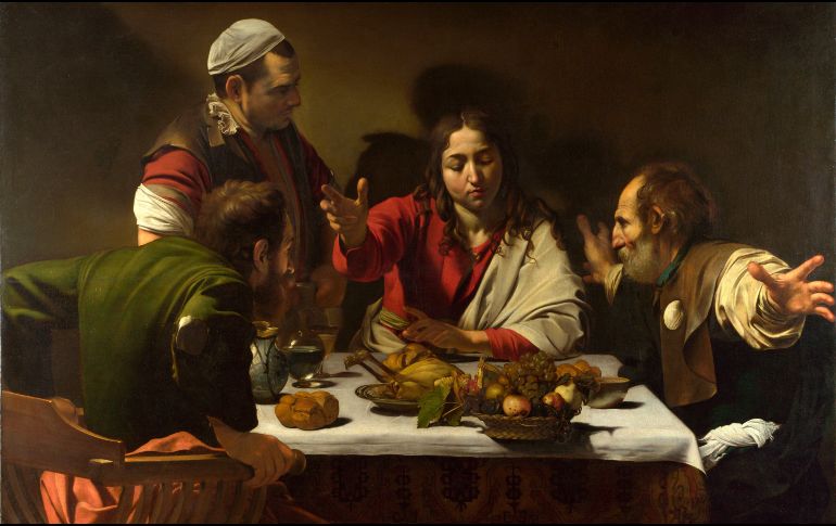 «Cuando estaban a la mesa, tomó un pan, pronunció la bendición, lo partió y se lo dio. Entonces se les abrieron los ojos y lo reconocieron». WIKIMEDIA/