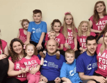 El padre de una de las familias más grandes de Escocia, Roy Hann, dio positivo en covid-19. LESLEY MARTIN