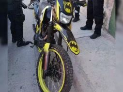 La motocicleta de bajo cilindraje tenía reporte de robo desde finales de marzo. TWITTER / @PoliciaGDL